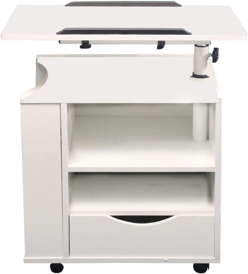 Beige Wooden Nightstand with Drawers M438472