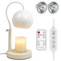 White Electric Candle Warmer Lamp with Timer and Remote Controls H215860