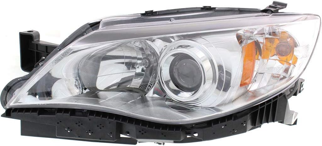 Headlight Assembly for Subaru Impreza WRX Sedan/Wagon 2012 2013 2014 Pair Halogen Y1190