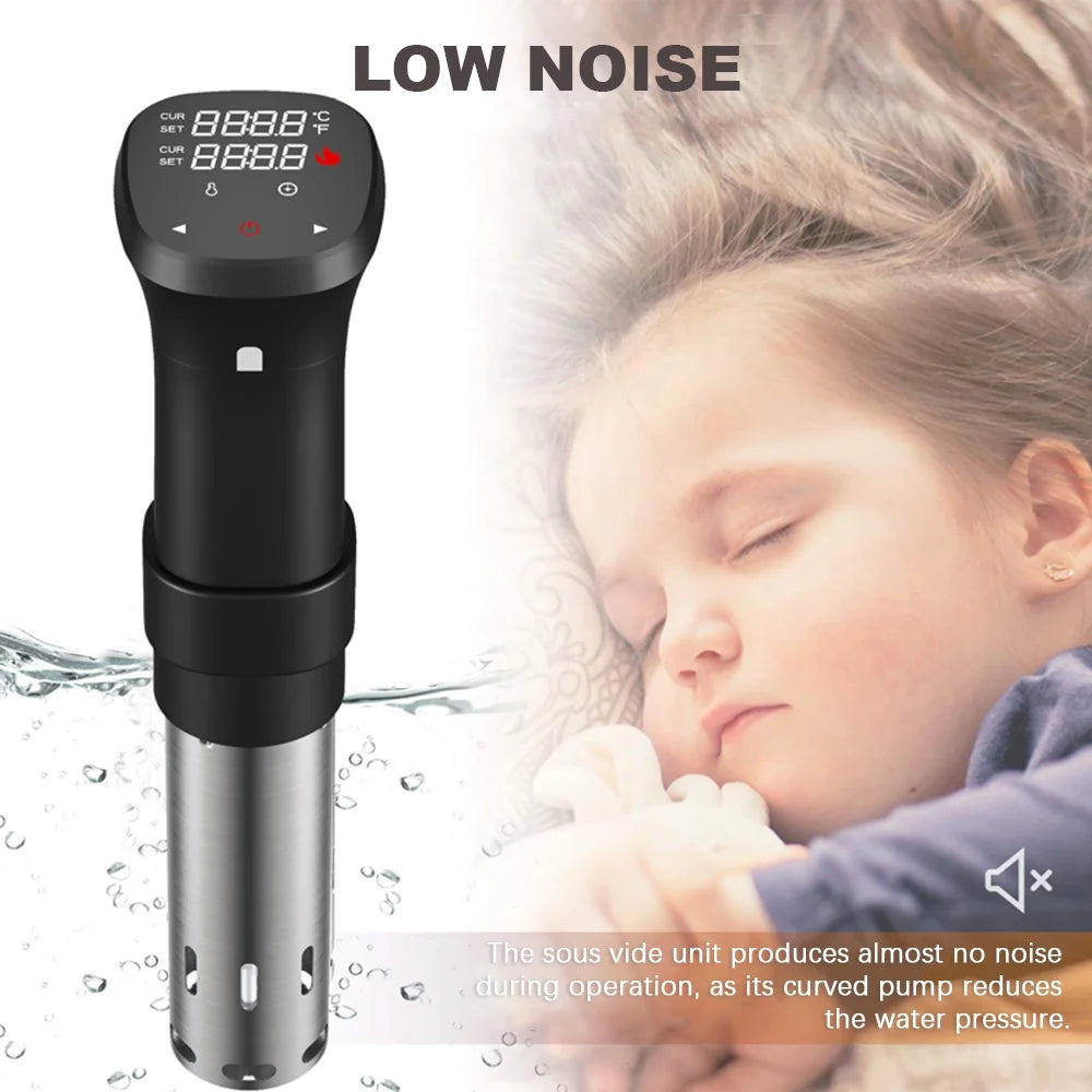 1100W Sous Vide Cooker Waterproof With Accurate Temperature Time Control Display Screen F2559