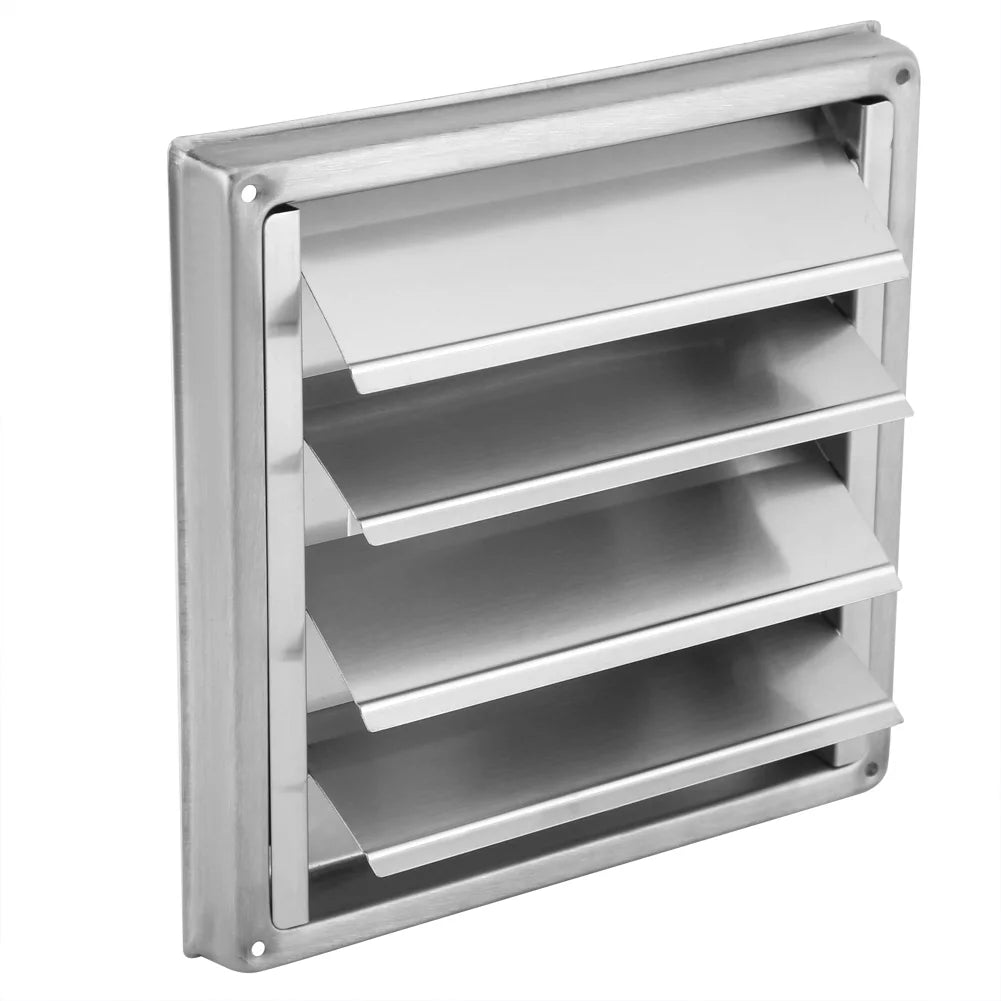 100mm Stainless Steel Square Dryer Vent Cover U5500