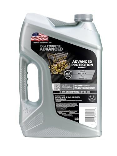Full Synthetic SAE 0W-20 Motor Oil 5 QT U2600