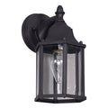 Black 1-Light Outdoor Wall Lantern V33254