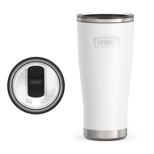Stainless Steel Cold Tumbler with Slide Lock, 24 Ounce Y367