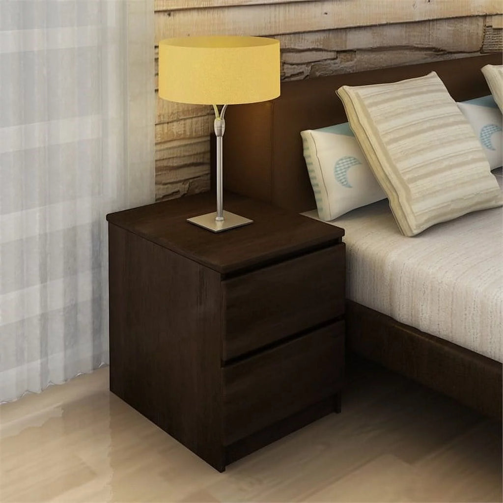4 Piece Bedroom Set with Dresser, Chest and 2 Nightstands in Coffee O602