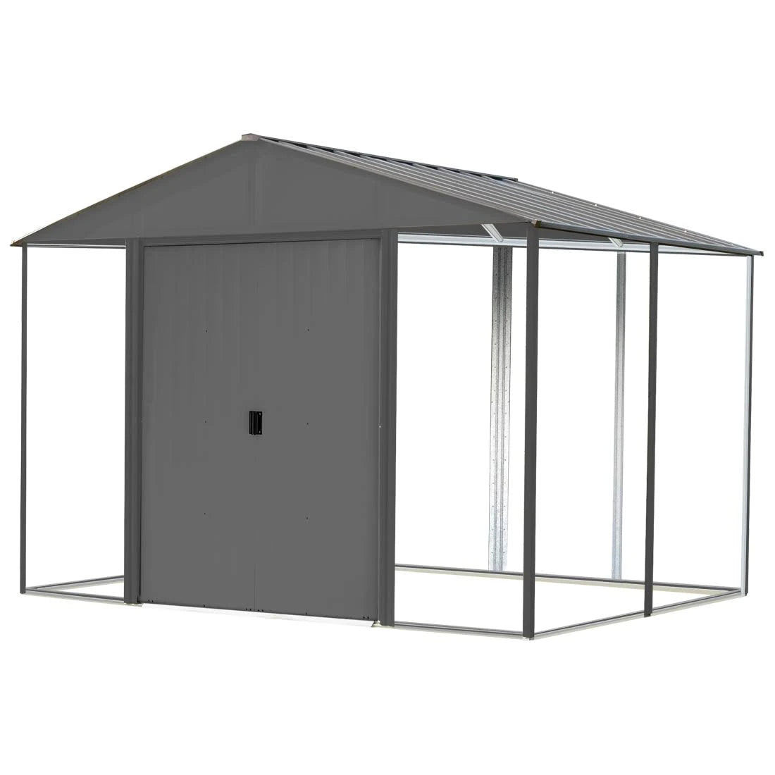 Galvanized Steel Hybrid Shed Kit - 10 x 12 Anthracite Z80266