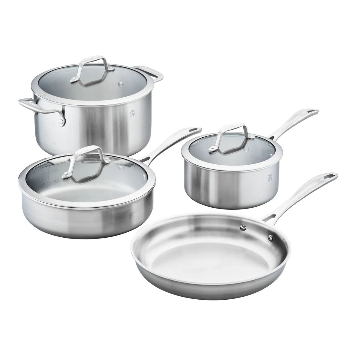 7pc Stainless Steel Cookware Set L886
