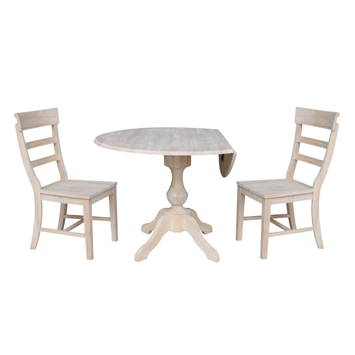 Round Top Pedestal Table with 2 Chairs S1879