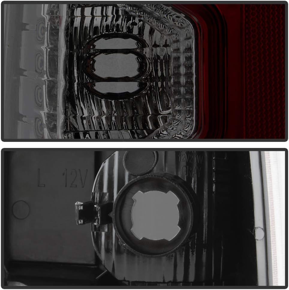 Red Smoked Tail Lights for Toyota Tundra Pickup Truck Z700