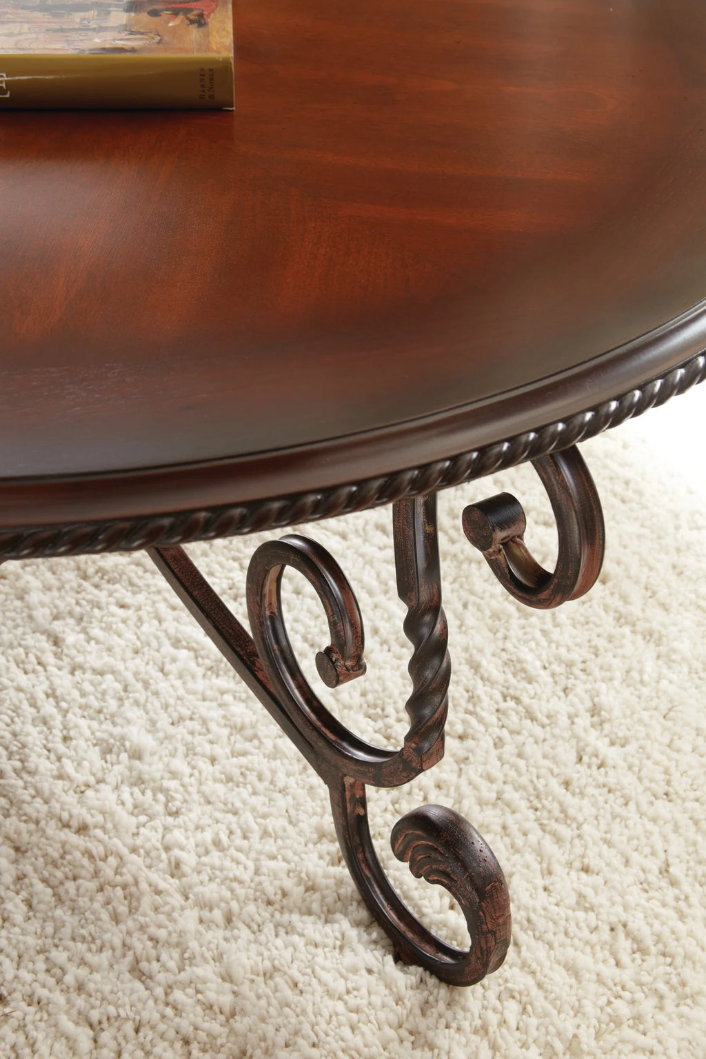 Round Wood Coffee Table A1035