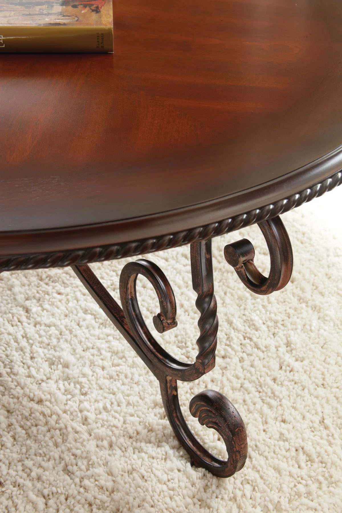 Round Wood Coffee Table A1035