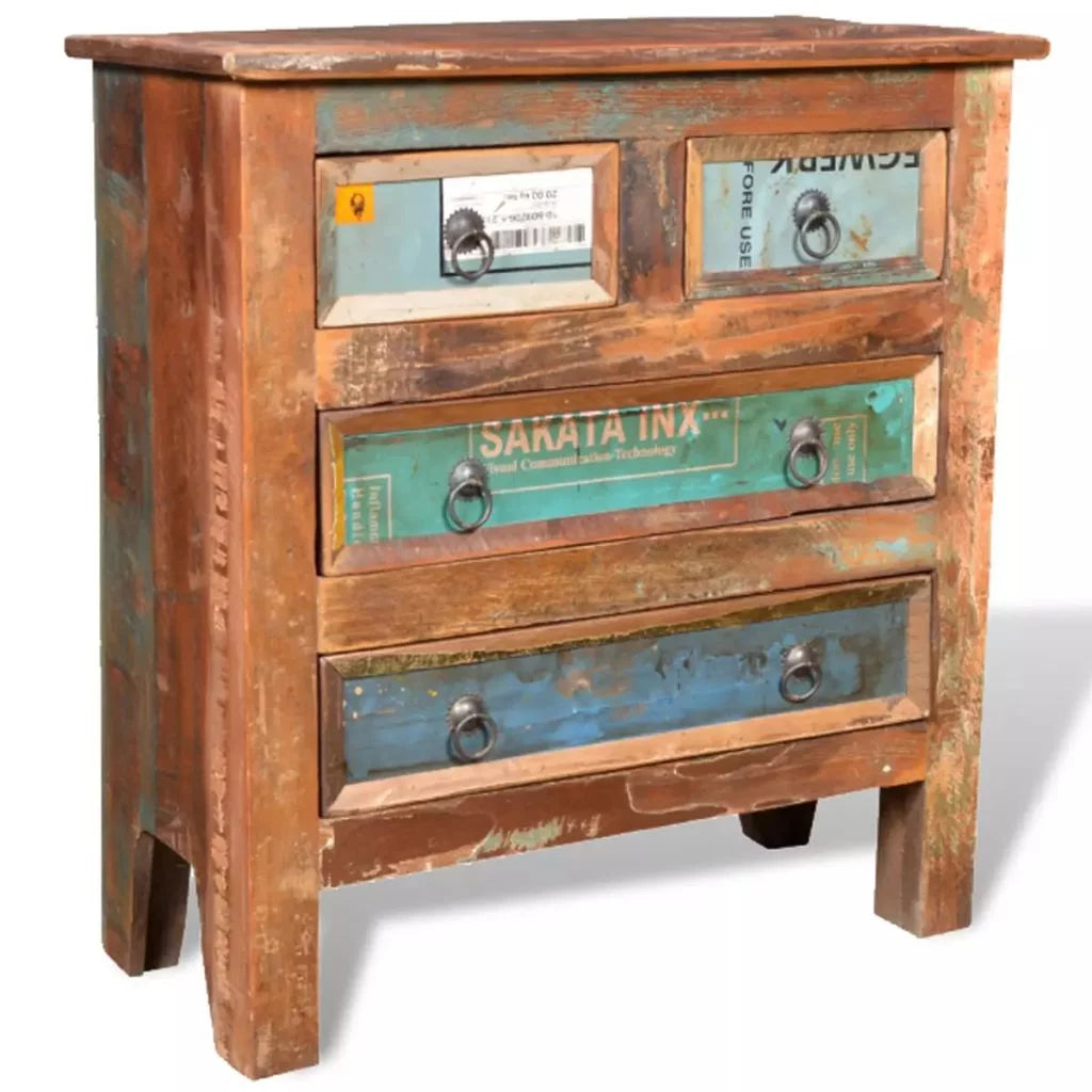 Reclaimed Wood Buffet Sideboard with 4 Drawers X566281