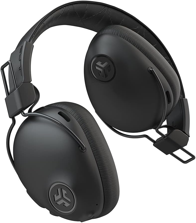 Black Bluetooth Wireless Over-Ear Headphones with Active Noise Cancellation O39097