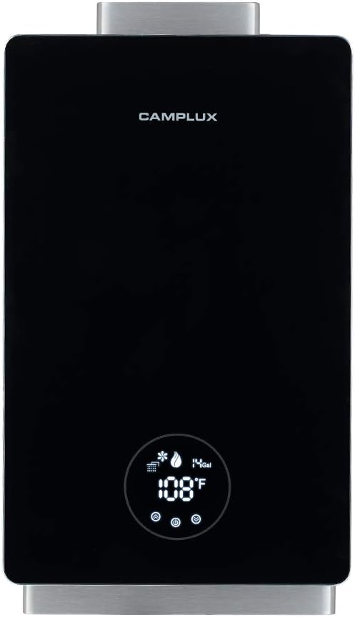 Black 3.18 GPM Propane Tankless Water Heater R47416
