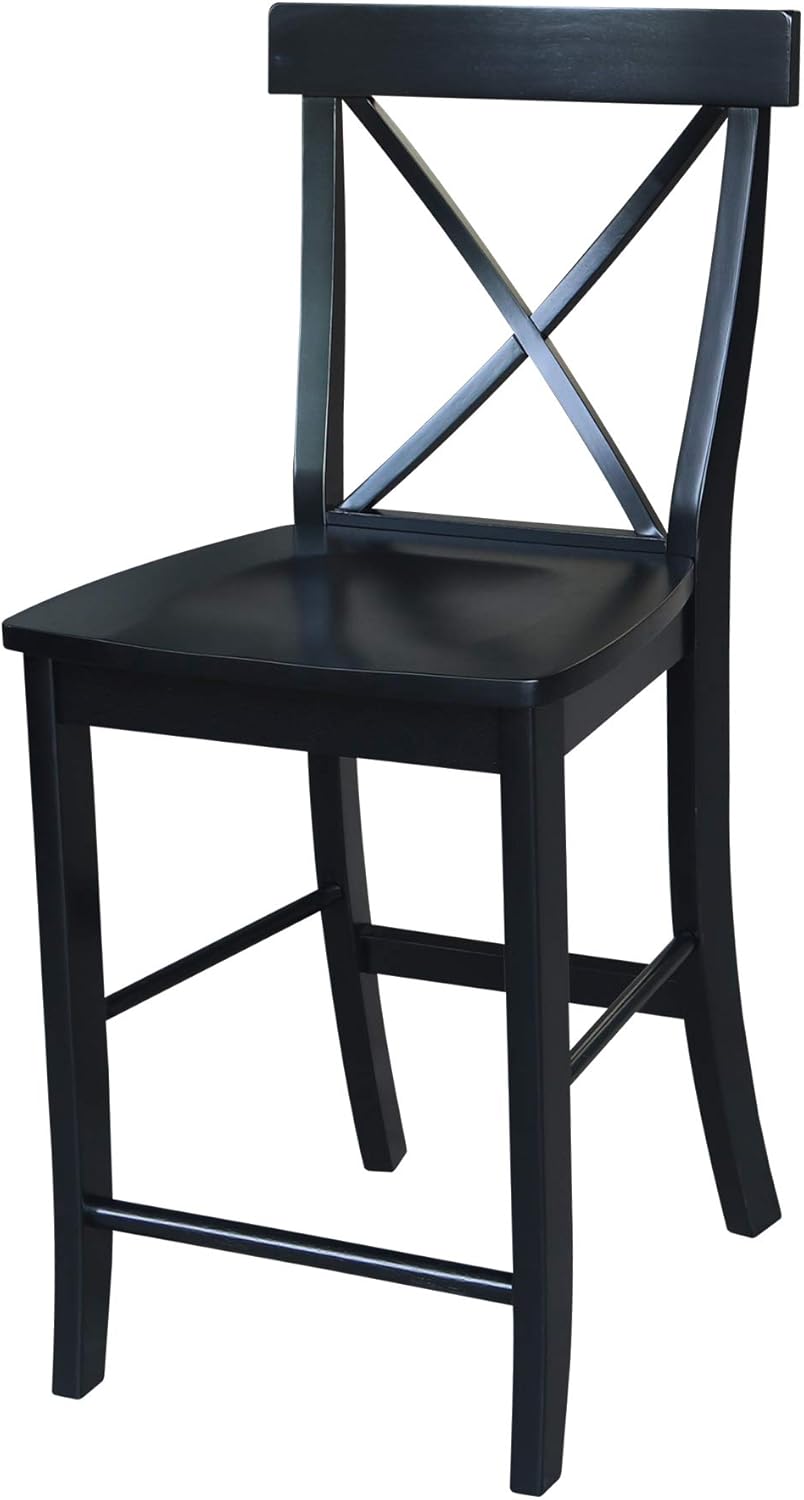 24 inch Pecan Barstool M1827