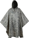 Camouflage Rip Stop Rain Poncho O465