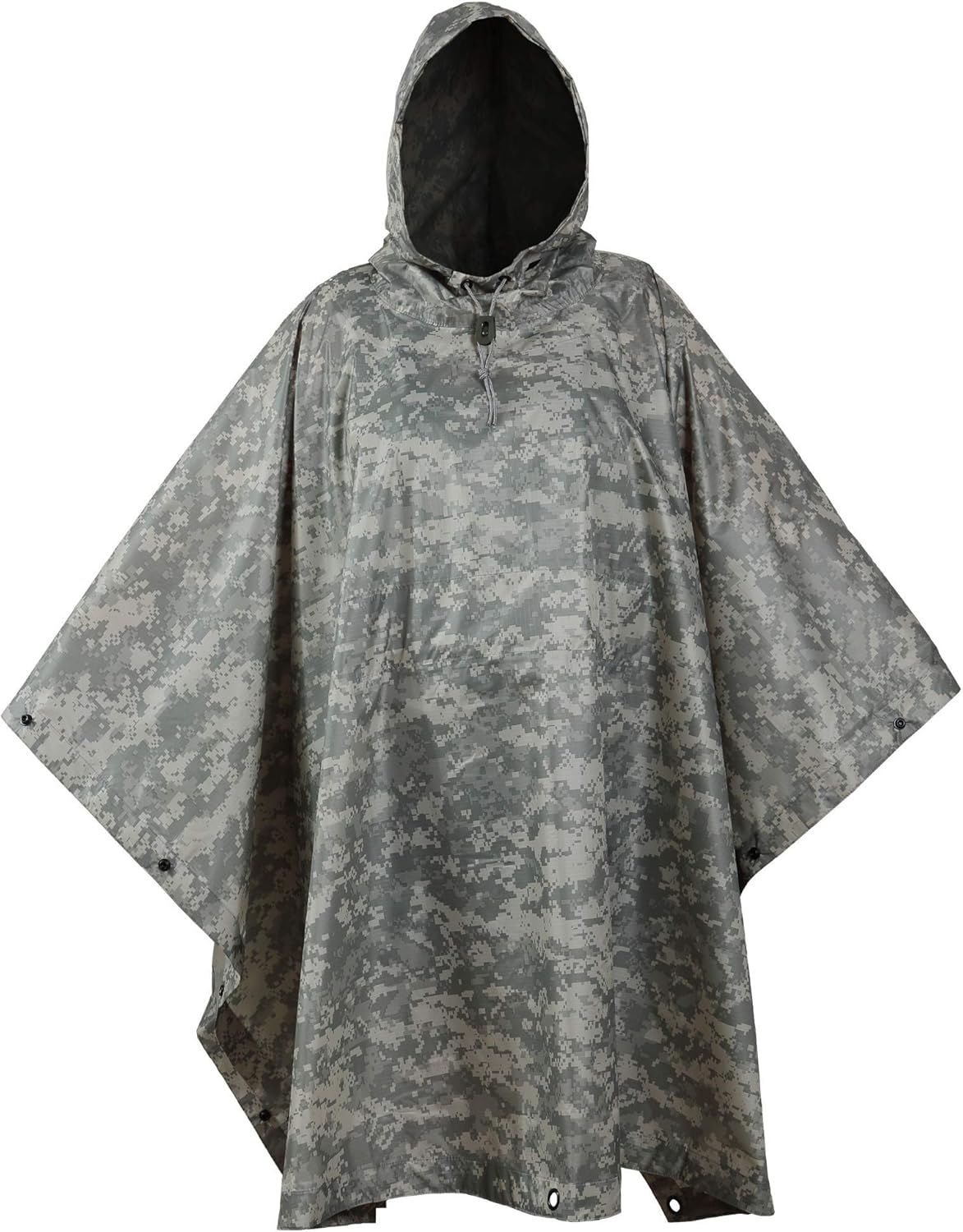 Camouflage Rip Stop Rain Poncho O465