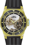 Black Automatic Silicone Watch B717