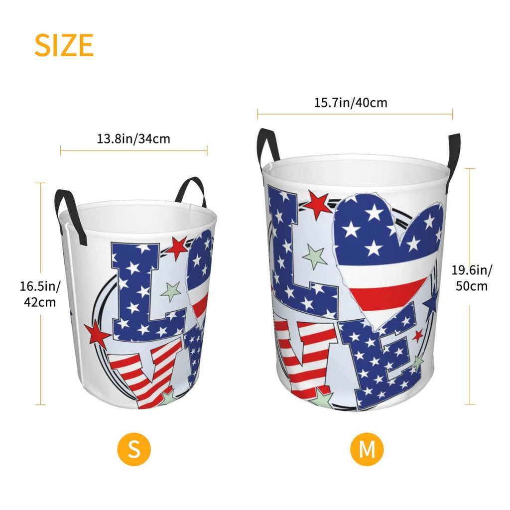 Round Waterproof Collapsible Laundry Basket J695