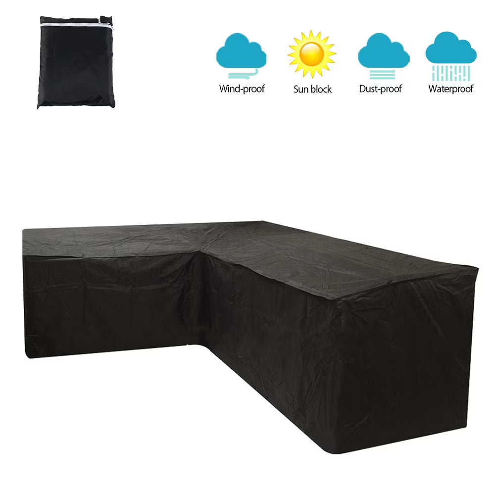 Patio Waterproof Outdoor Furniture Sofa Protector With Storage Bag W448959