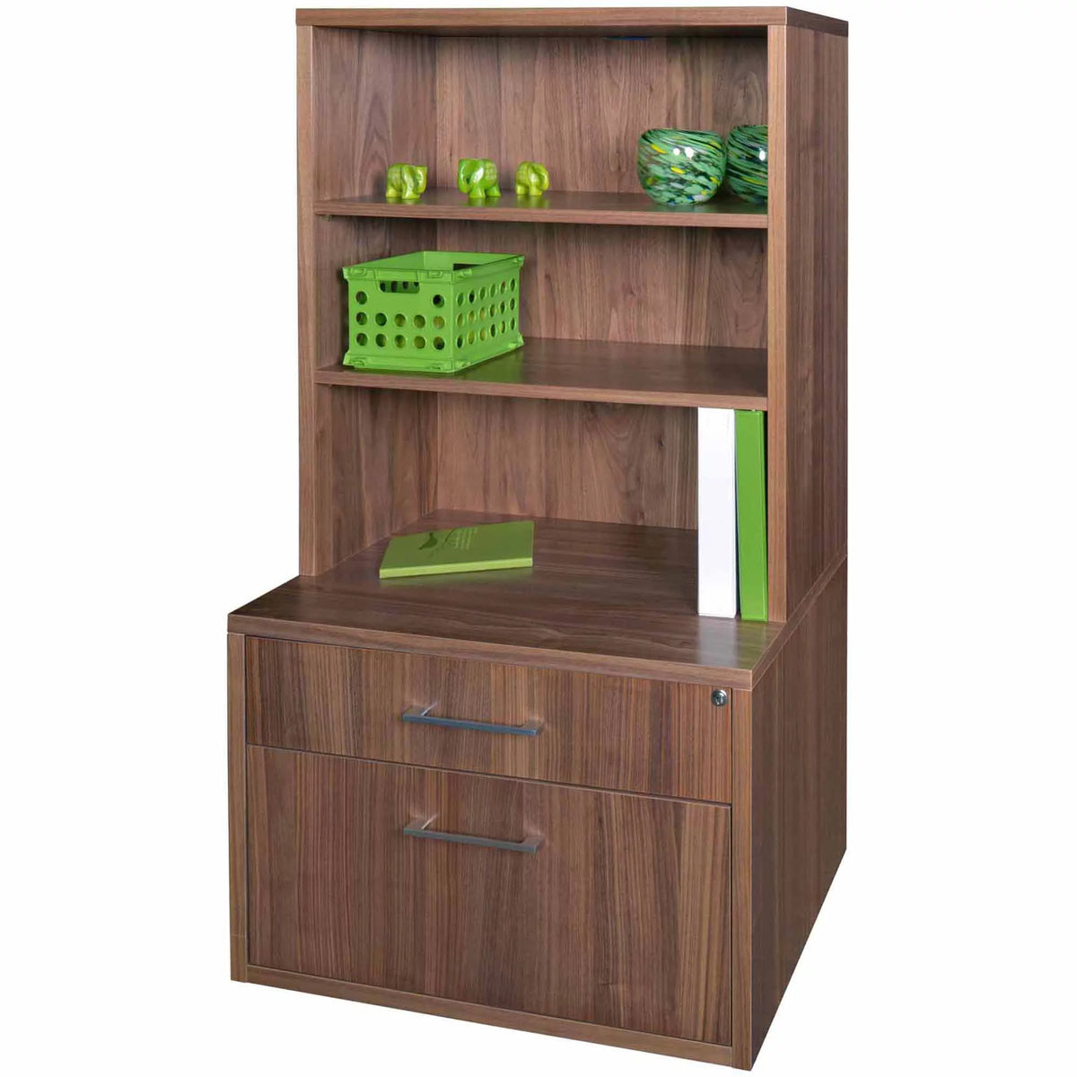 American Walnut Open Hutch A892589