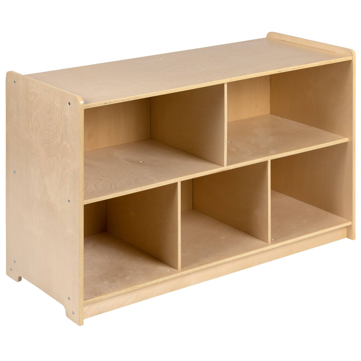 Wooden 5 Section School Classroom Storage Cabinet A646