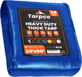 Extra Heavy Duty 14 Mil Waterproof UV Resistant Poly Tarp B227565