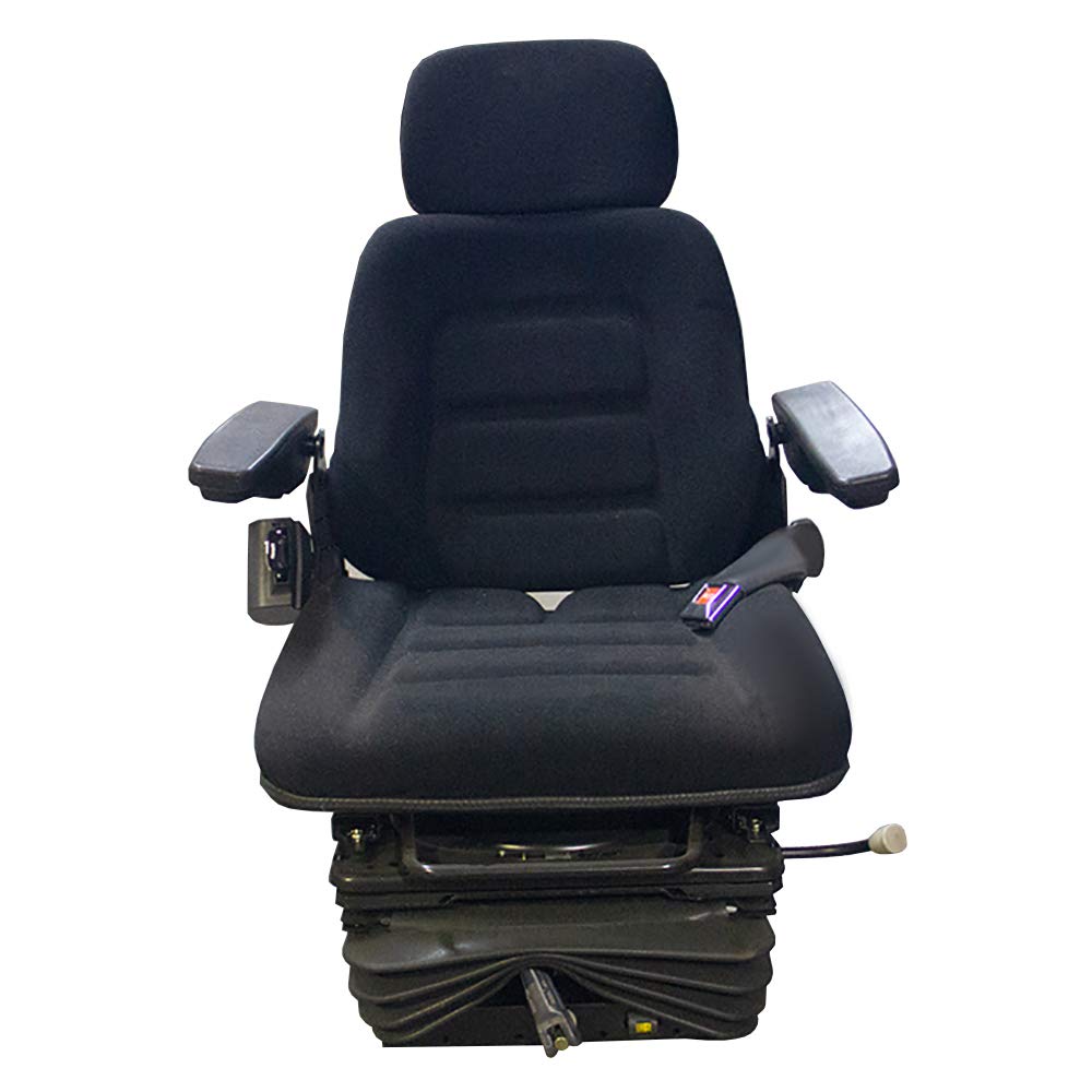 Black Fabric Full Adjustment Seat with Suspension B8121