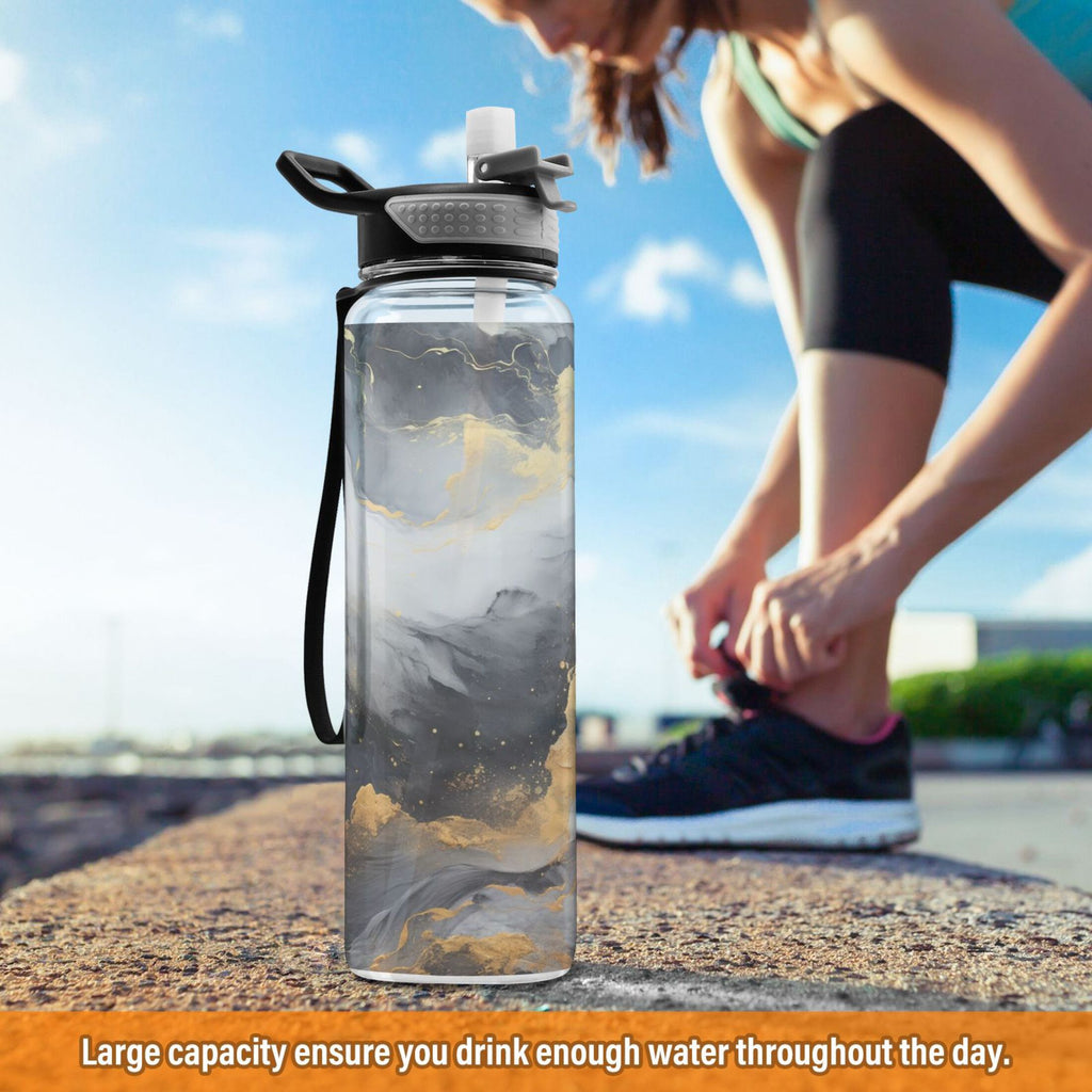32oz Tritan Leakproof Sports Bottle with Straw Z89012