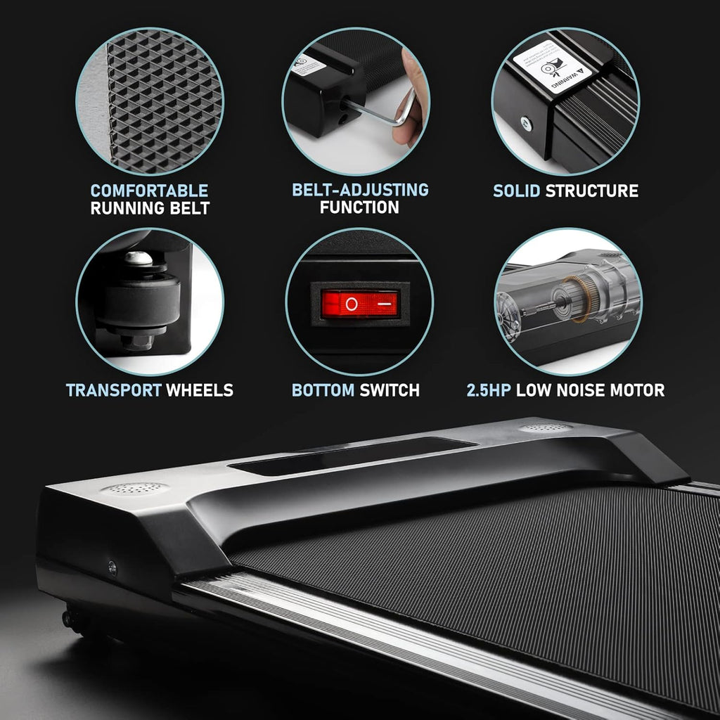 2 in 1 Under Desk Treadmill with Remote Control F178