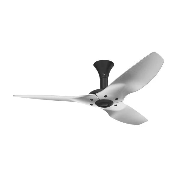 52 Ceiling Fan with Brushed Aluminum Blades and Black Finish U646075