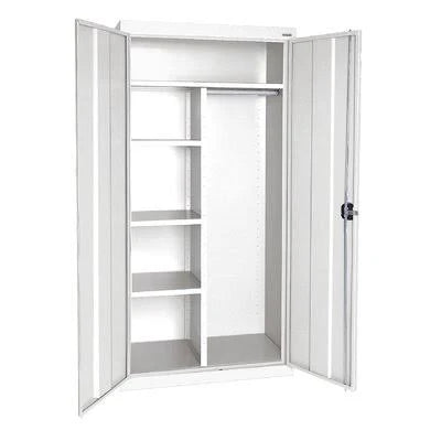 2 Door White Storage Cabinet G81538