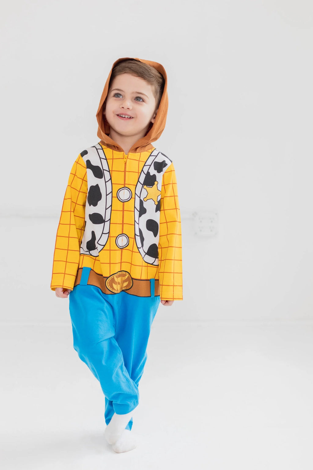 Woody Infant Baby Boys Zip Up Coverall T9359