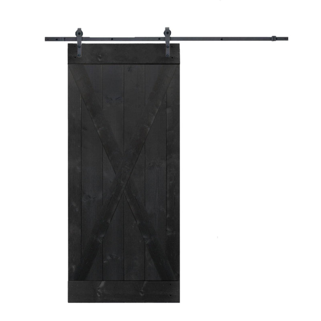 Knotty Pine Solid Wood Interior Barn Door Slab F10319