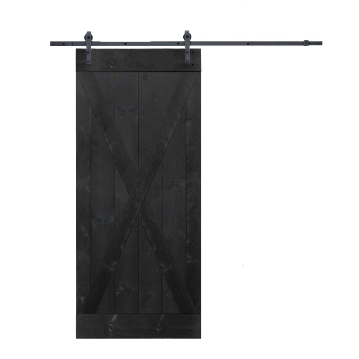 Knotty Pine Solid Wood Interior Barn Door Slab F10319