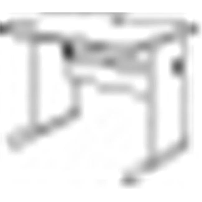 Desk - 36 W x 26.87 D x 29.87 H in. - Melamine - Hansen Cherry & Galaxy S385