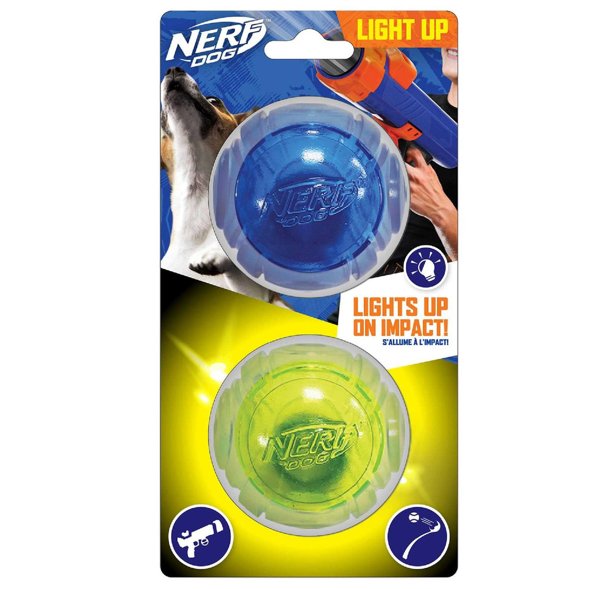 Blue Green LED Ball Dog Toys K82009