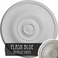 11 3/4x22OD x 3/8x22P Hand-Painted Ceiling Medallion X630