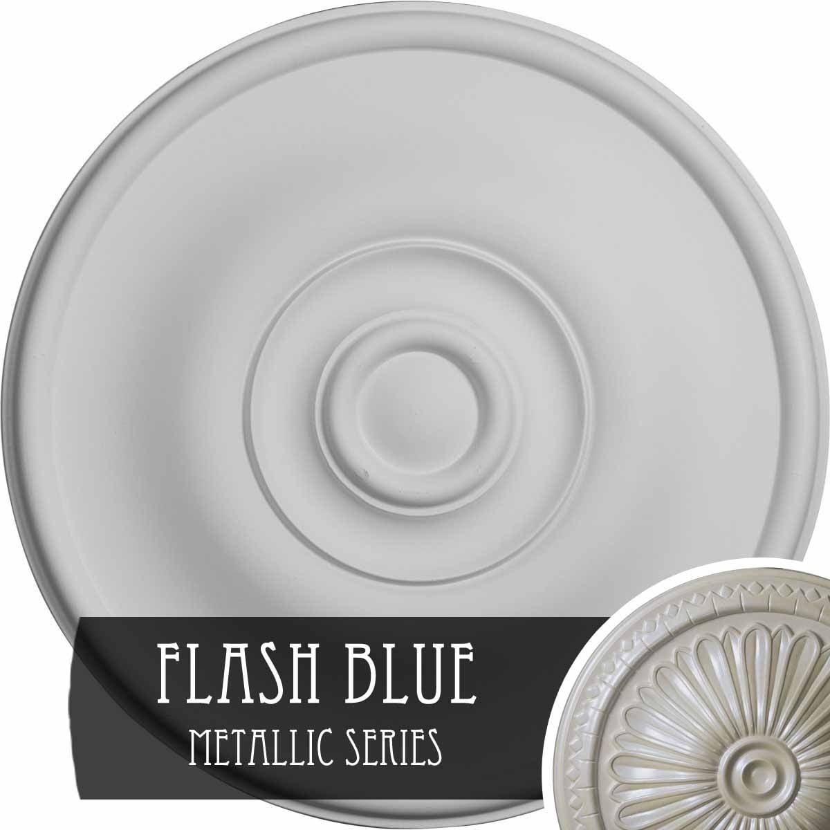 11 3/4x22OD x 3/8x22P Hand-Painted Ceiling Medallion X630