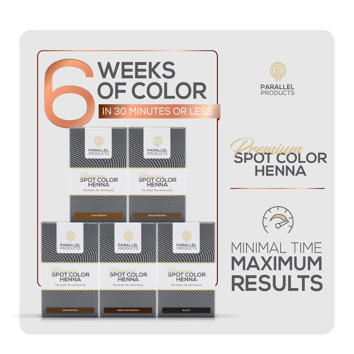 Henna Tint Kit Deep Dark Brown V425005