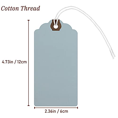 60 Pcs Large Paper Gift Tags with String O710162