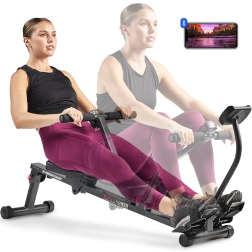 Compact Adjustable Rowing Machine with 12 Levels of Resistance O14270
