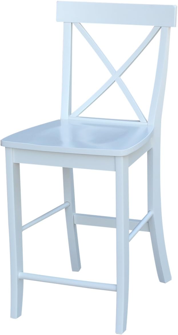 24 inch Pecan Barstool M1827