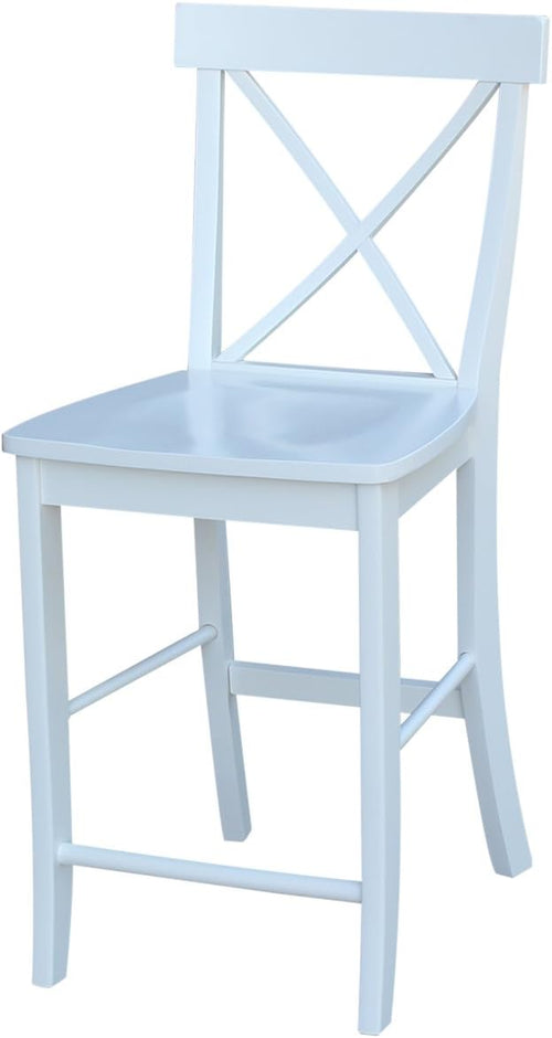 24 inch Pecan Barstool M1827