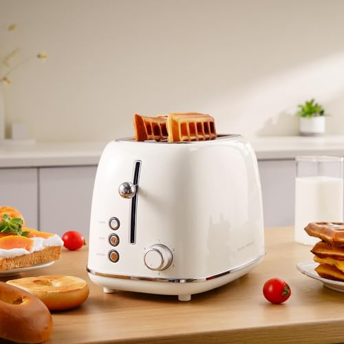 2 Slice Retro Stainless Steel Toaster with Extra Wide Slot T79087