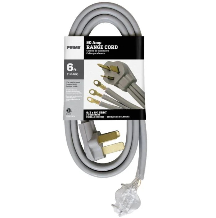 50 Amp 3-Wire Range Cord, 4 Pack K96221