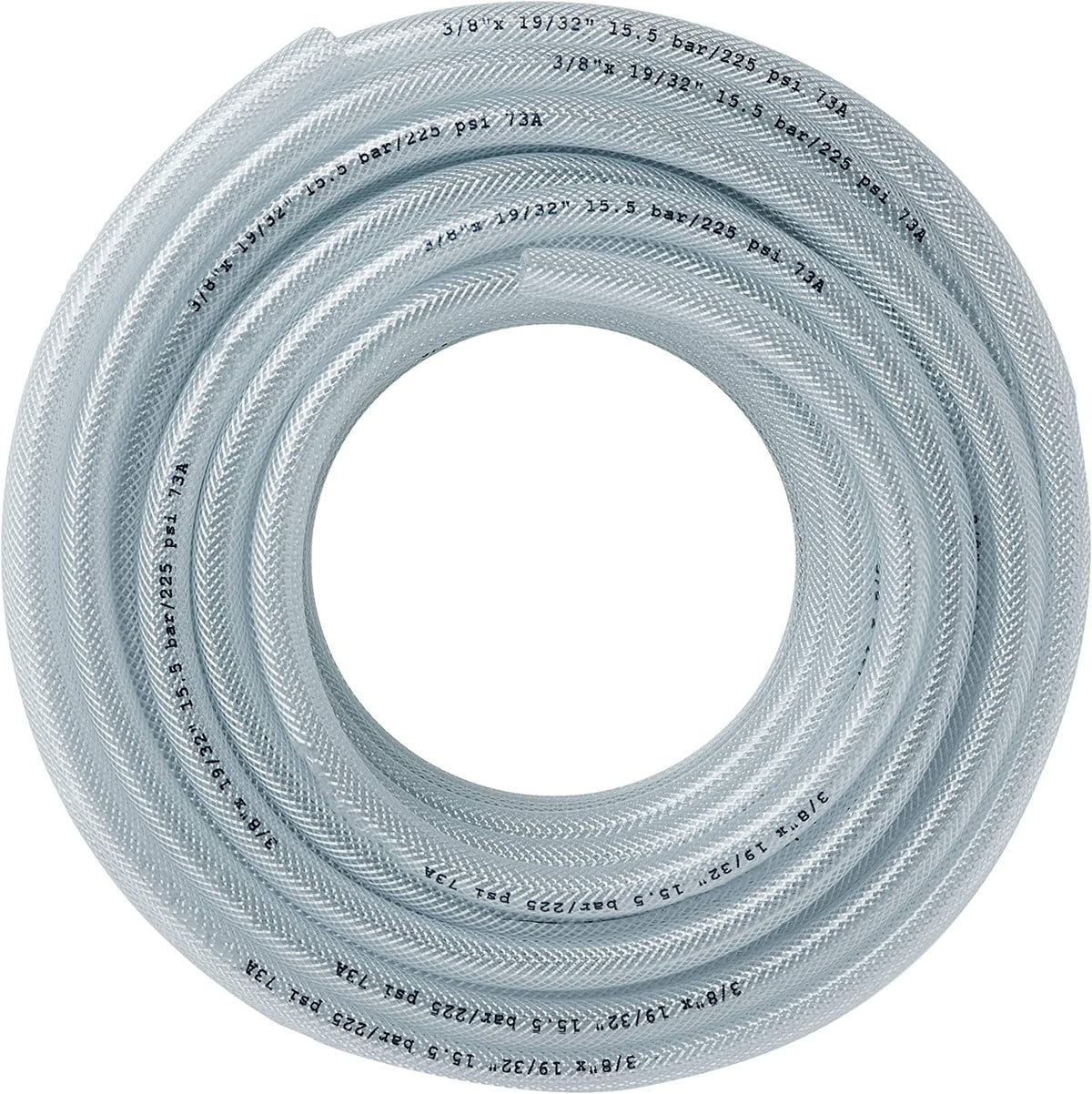 100 Ft x 3/8" ID Heavy Duty Clear PVC Tubing R187907