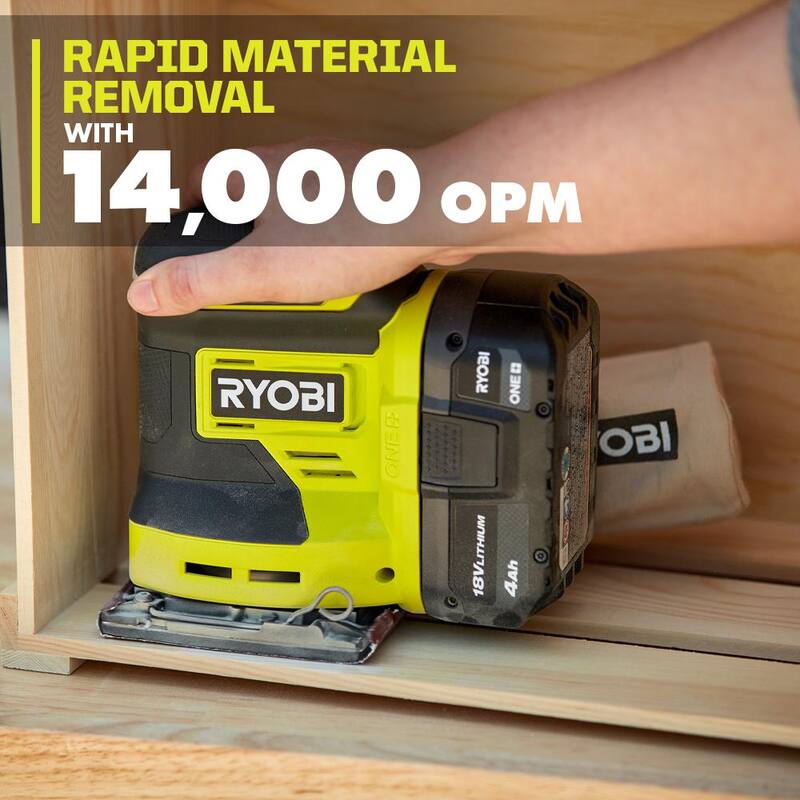 18V Cordless 1/4 Sheet Sander U2640