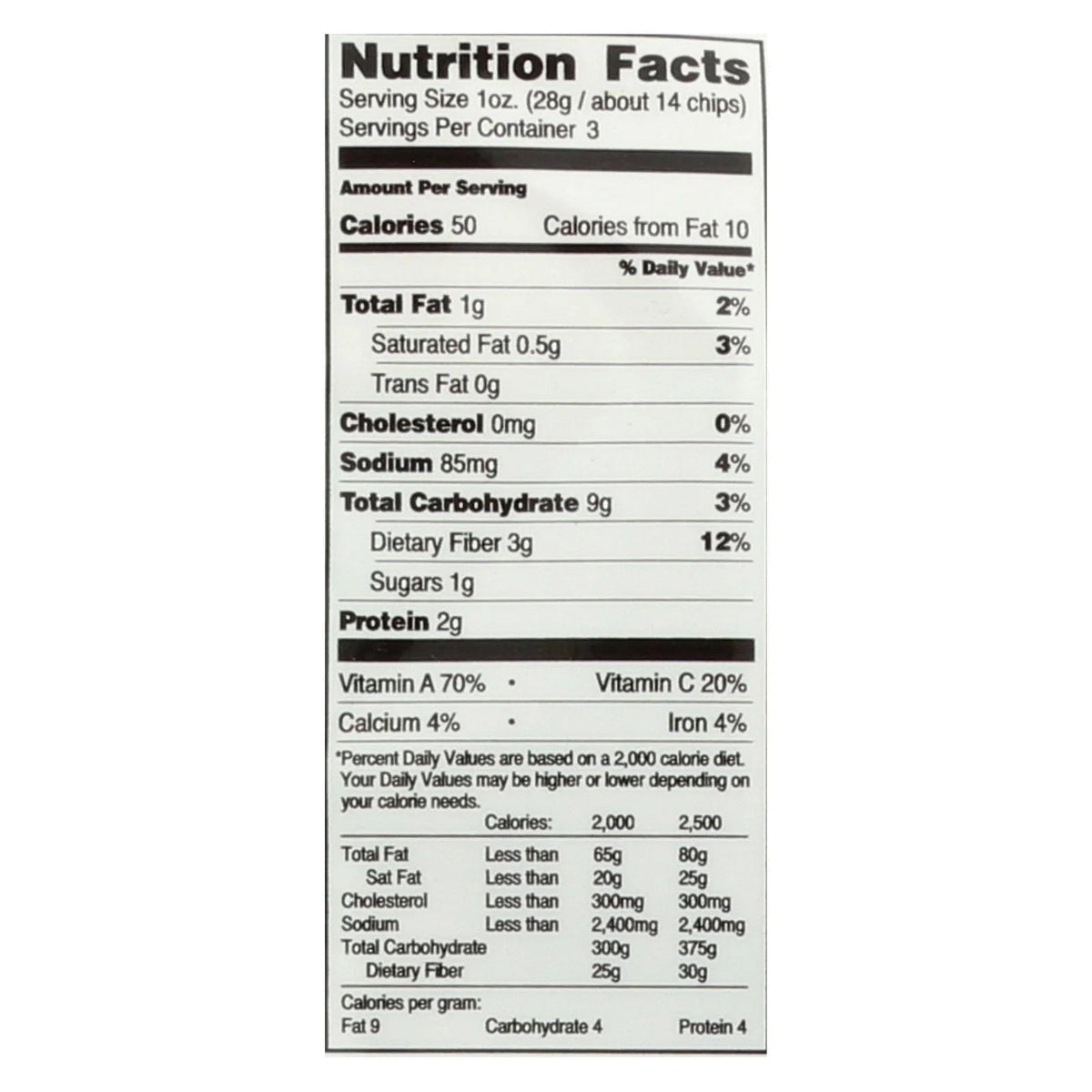 Kale Chips Case of 12 3 oz P8540