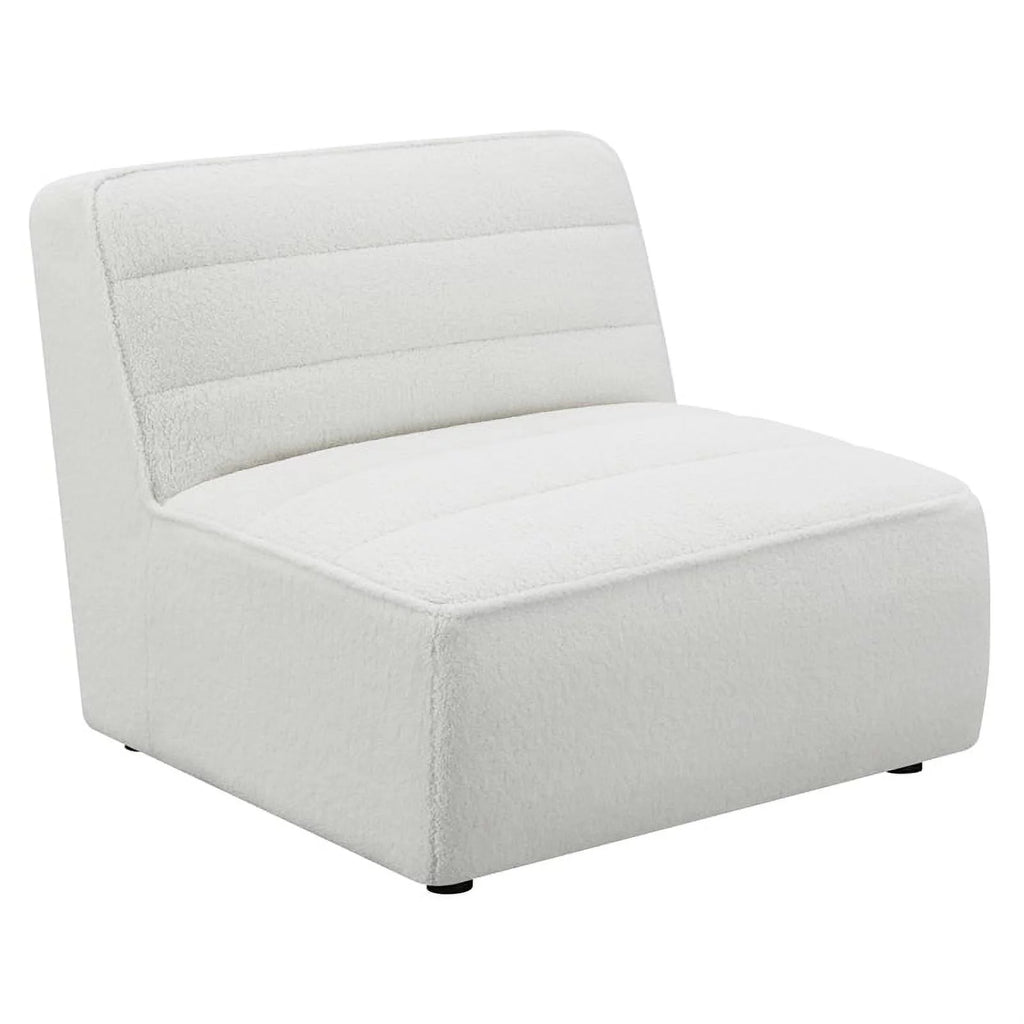 White 6-Piece Faux Leather Sectional L403